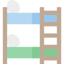 furniture and household,rest,bed,hotel,hostel,bedroom,bunk bed,bunk